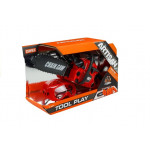 Reťazová píla na baterky s okuliarmi